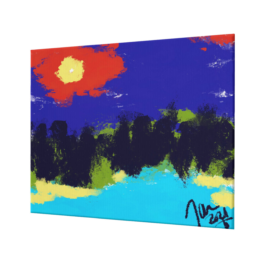 Landscape #143 - Canvas with Mounting Brackets 20x24in (horizontal) by The Art Assassin 74