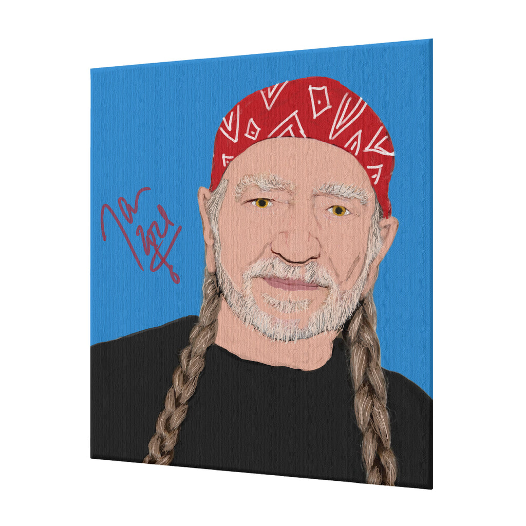 Willie - Canvas with Mounting Brackets 20x24in (vertical) by The Art Assassin 74