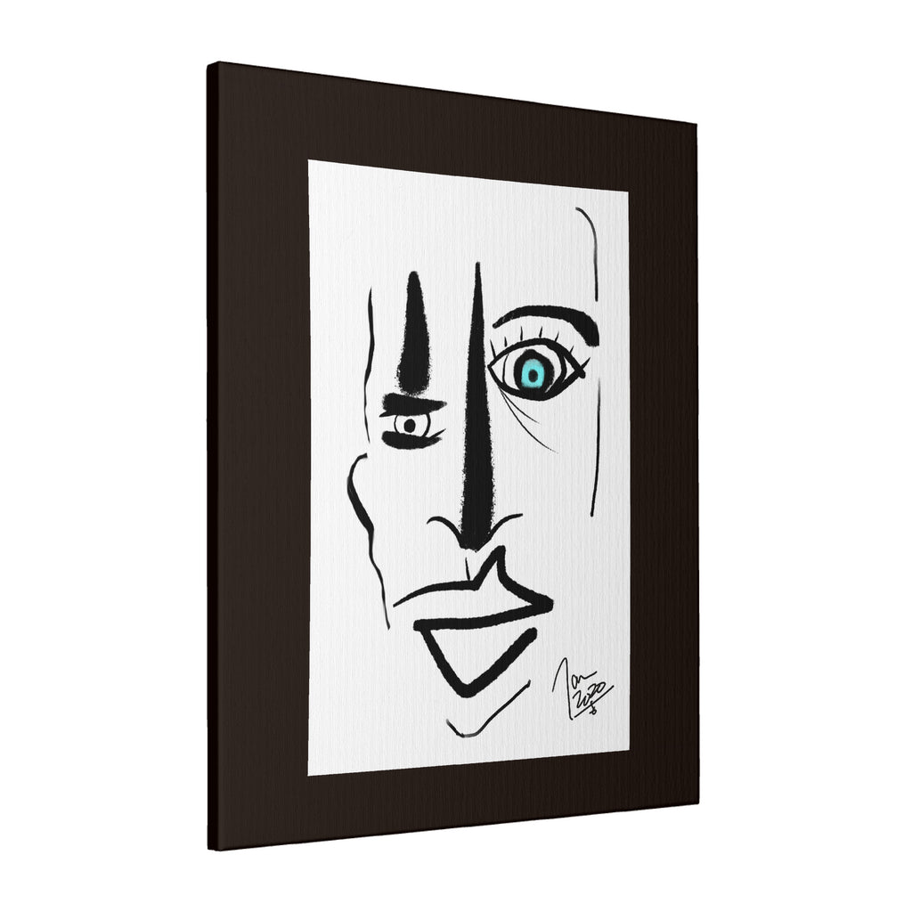 Untitled- Face #26-  High Quality Canvas Frameless Decorative Painting 16x20in (vertical)by The Art Assassin 74
