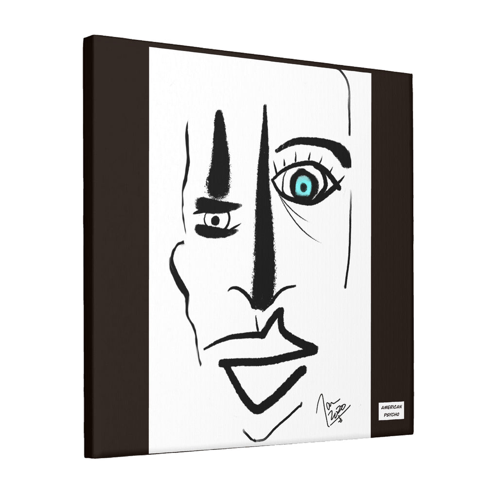 Untitled - Face #26-  High Quality Canvas Frameless Decorative Painting 12x12in by The Art Assassin 74